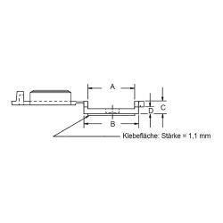 Zeichnung-Flachbandkabelhalter-Typ-FCH
