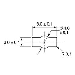 Zeichnung-Kabelhalter-mit-Rastfuss-Typ-RCAT-2V0B-Montageloch