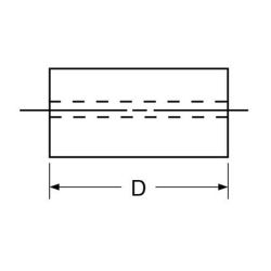 Zeichnung-Flachbandkabelferrit-Typ-RP