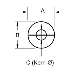 Zeichnung-Klappferrit-Typ-TF