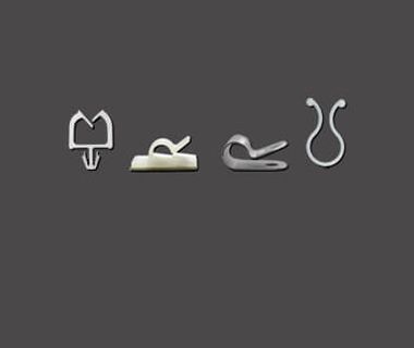 verschiedene-Kabelhalter