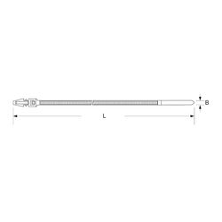 Zeichnung-Kabelbinder-mit-Rastfuss-Typ-KBR