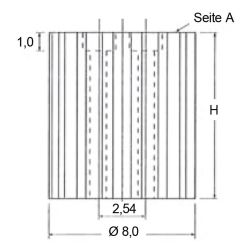 Zeichnung-waermeleitender-LED-Abstandhalter-Typ-LMC