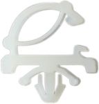 Kabelhalter-mit-Rastfuss-Typ-PL-Nylon-natur