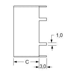 Zeichnung-Abschirmgehaeuse-Typ-SA-4SFL