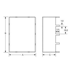 Zeichnung-Abschirmgehaeuse-Typ-SB-5F