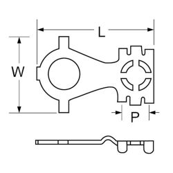 Zeichnung-Ground-Terminal-Typ-SD01688