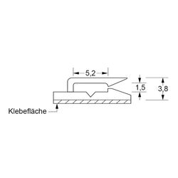 Zeichnung-Kabelhalter-Typ-WCLA-1