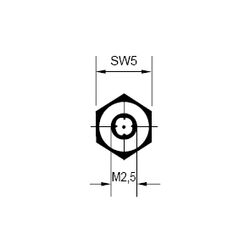 Zeichnung-Abstandsbolzen-Schluesselweite-5
