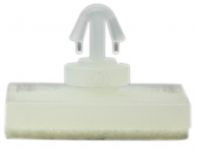 Abstandhalter-Typ-AS3K-Rastmontage-Klebemontage-Nylon-natur