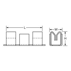 Zeichnung-Abschirmclip-Typ-ASGC0919
