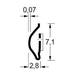 Zeichnung-Kontaktfeder-Typ-CF-A