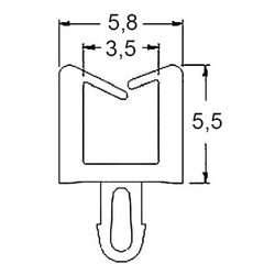 Zeichnung-Leitungshalter-mit Rastfuss-Typ-MWS-08