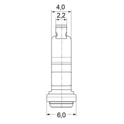Zeichnung-Kabelhalter-mit-Rastfuss-Typ-RMCS-1V0