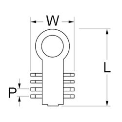 Zeichnung-Ground-Terminal-Typ-SD00405