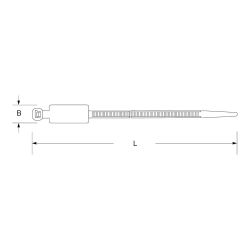 Zeichnung-Kabelbinder-mit-Beschriftungsfeld-laengs