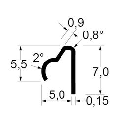 Zeichnung-Kontaktfeder-Typ-KS-Q