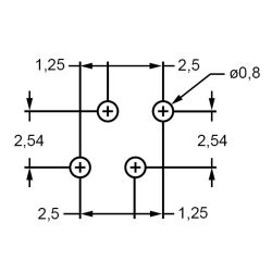 Zeichnung-LED-Abstandhalter-Typ-LED54-5,5-bis-LED54-10
