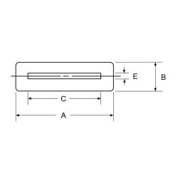 Zeichnung-Flachbandkabelferrit-Typ-RP