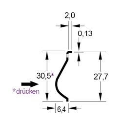 Zeichnung-Kontaktfeder-Typ-TD-2