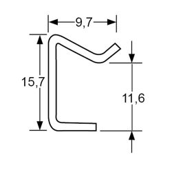 Zeichnung-Befestigungsteil-fuer-Ferritkerne-Metall-Typ-M