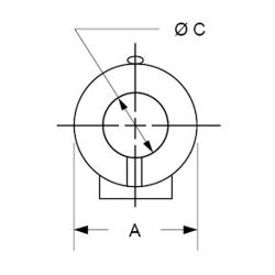 Zeichnung-Klappferrit-Typ-TFC