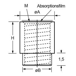 Zeichnung-Abstandhalter-Typ-AH-SMID-M