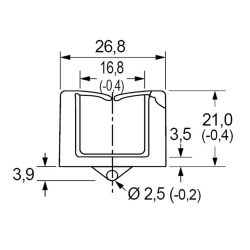 Zeichnung-Kantenschutz-Kabelhalter-Typ-EDS-1717U
