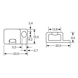 Zeichnung-Befestigungsteil-fuer-Ferritkerne-Typ-FRH