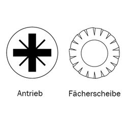 Zeichnung-Antrieb-Pozidriv-Faecherscheibe