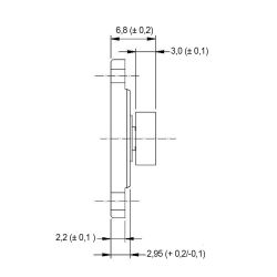 Zeichnung-Rotationsdaempfer-Typ-RD-CA3A