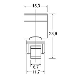 Zeichnung-Kabelhalter-mit-Rastfuss-Typ-1616-707