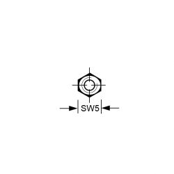 Zeichnung-Abstandsbolzen-Schluesselweite-5