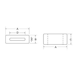 Zeichnung-Ferrite-fuer-flexible-Leiterbahnen-Typ-FPC