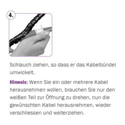 Kabelschutzschlauch-Typ-KSS-Anwendung