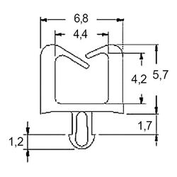 Zeichnung-Leitungshalter-mit Rastfuss-Typ-MWS-16