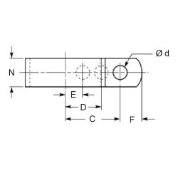 Zeichnung-Kabelschelle-Typen-NK-24N-bis-NK-32N
