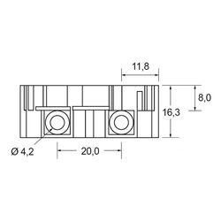 Zeichnung-Flachbandkabelhalter-Typ-FCL-33