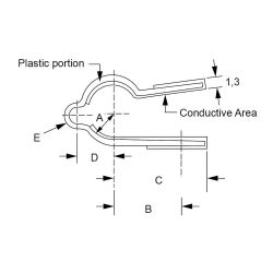 Zeichnung-Erdungsschelle-Typ-FGC