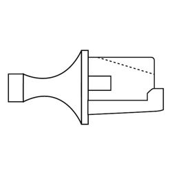 Zeichnung-Abdeckkappe-Typ-PJC-45-fuer-RJ-45-Buchse
