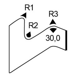 Zeichnung-Kantenschutz-Typ-PVC-STG-PVC-Artikelnummer-2500405