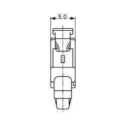 Zeichnung-Kabelhalter-mit-Rastfuss-Typ-RPMS-1V0B