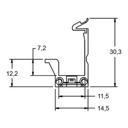 Zeichnung-Leitungshalter-mit-Rastfuss-Typ-SMWSLT-1-156