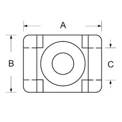 Zeichnung-Befestigungssockel-Typ-TM