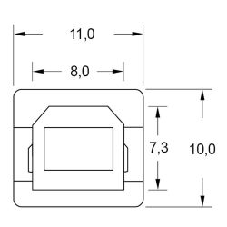 Zeichnung-Abdeckkappe-Typ-USBC-3-fuer-USB-Stecker